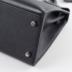 Hermes Kelly 28 Epsom Noir- X Stamp