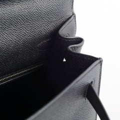 Hermes Kelly 28 Epsom Noir- X Stamp