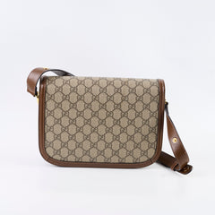 Gucci Medium Horsebit 1955 GG Supreme Canvas Brown