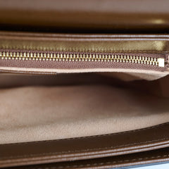 Gucci Medium Horsebit 1955 GG Supreme Canvas Brown