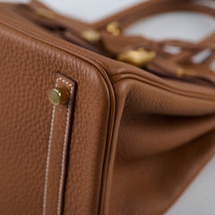 Hermes Birkin 30 Gold Togo GHW U Stamp