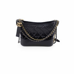 Chanel Gabrielle Small Aged Calfskin Black