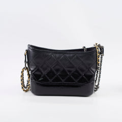 Chanel Gabrielle Small Aged Calfskin Black
