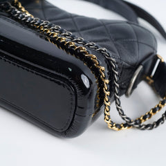 Chanel Gabrielle Small Aged Calfskin Black