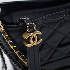 Chanel Gabrielle Small Aged Calfskin Black