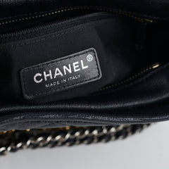 Chanel Gabrielle Small Aged Calfskin Black