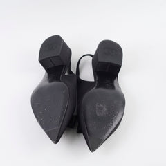 Chanel Slingbacks Black Size 39C Shoes