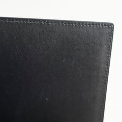 Saint Laurent Croc Embossed Wallet on Chain