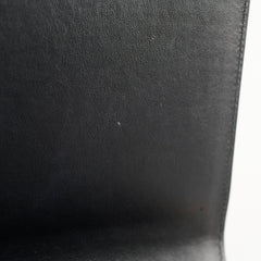 Saint Laurent Croc Embossed Wallet on Chain