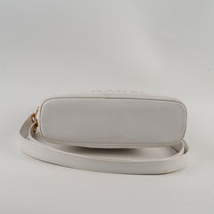 Chanel Vintage Shoulder Bag Caviar White (4 series)