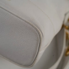 Chanel Vintage Shoulder Bag Caviar White (4 series)