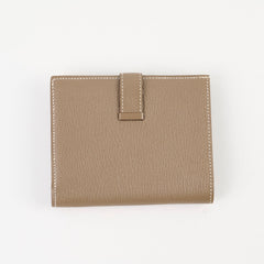 Hermes Bearn Compact Wallet Etoupe - U Stamp