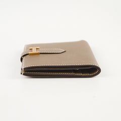 Hermes Bearn Compact Wallet Etoupe - U Stamp