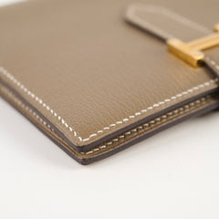 Hermes Bearn Compact Wallet Etoupe - U Stamp