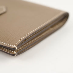 Hermes Bearn Compact Wallet Etoupe - U Stamp