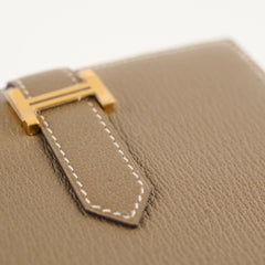 Hermes Bearn Compact Wallet Etoupe - U Stamp