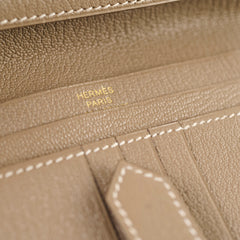 Hermes Bearn Compact Wallet Etoupe - U Stamp