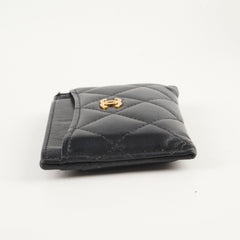 Chanel Card Holder Black Lambskin