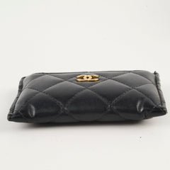 Chanel Card Holder Black Lambskin