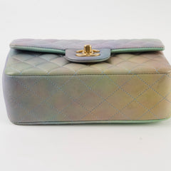 Chanel Top Handle Mini Rectangular Multicolour Ombre