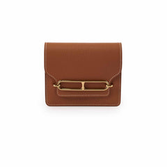 Hermes Roulis Slim Compact Gold Wallet