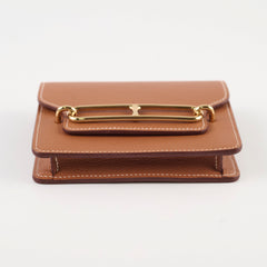Hermes Roulis Slim Compact Gold Wallet