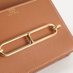 Hermes Roulis Slim Compact Gold Wallet