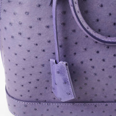 Louis Vuitton Purple Ostrich Alma PM