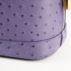 Louis Vuitton Purple Ostrich Alma PM