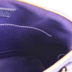 Louis Vuitton Purple Ostrich Alma PM