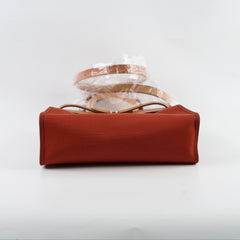Hermes Herbag Zip 31 Brick Red/Brown - Stamp C (2018)
