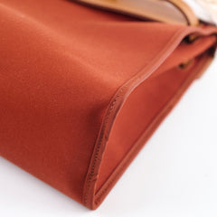 Hermes Herbag Zip 31 Brick Red/Brown - Stamp C (2018)