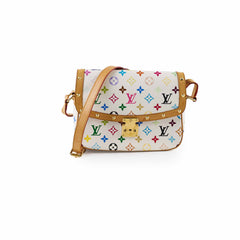 Louis Vuitton Sologne Multicolour Bag White