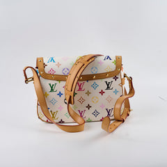 Louis Vuitton Sologne Multicolour Bag White