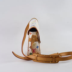 Louis Vuitton Sologne Multicolour Bag White