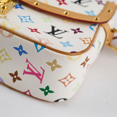 Louis Vuitton Sologne Multicolour Bag White