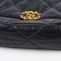 Chanel 19 Small Goatskin Black