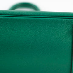 Hermes Birkin 30 Vert Vertigo GHW Evercolor C Stamp