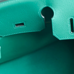 Hermes Birkin 30 Vert Vertigo GHW Evercolor C Stamp