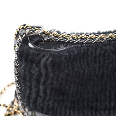 Chanel Gabrielle Small Mongolian Lamb Shearling Black