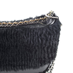 Chanel Gabrielle Small Mongolian Lamb Shearling Black
