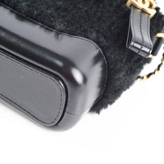 Chanel Gabrielle Small Mongolian Lamb Shearling Black