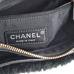 Chanel Gabrielle Small Mongolian Lamb Shearling Black