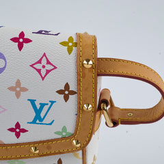 Louis Vuitton Sologne Shoulder Bag Multicolour White