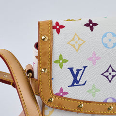 Louis Vuitton Sologne Shoulder Bag Multicolour White