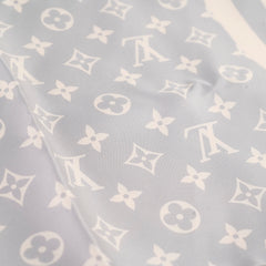 Louis Vuitton Monogram Silhouette Square 90 Silk Scarf Grey