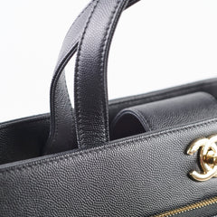 Chanel Business Affinity Tote Bag Black Caviar