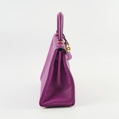 Hermes Kelly 28 Anemone Evercolor GHW D Stamp