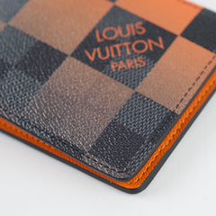 Louis Vuitton Multiple Wallet Damier Graphite Orange