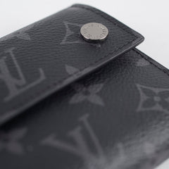 Louis Vuitton Rivets Chain Wallet Monogram Eclipse